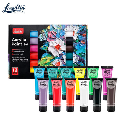 30ml Acrylic Paint for Wall Painting Waterproof And Sun Resistant Art Student Painting Materials Textile DIY Graffiti    Home Decor Supply | Online Retail | ShoreShopper.com