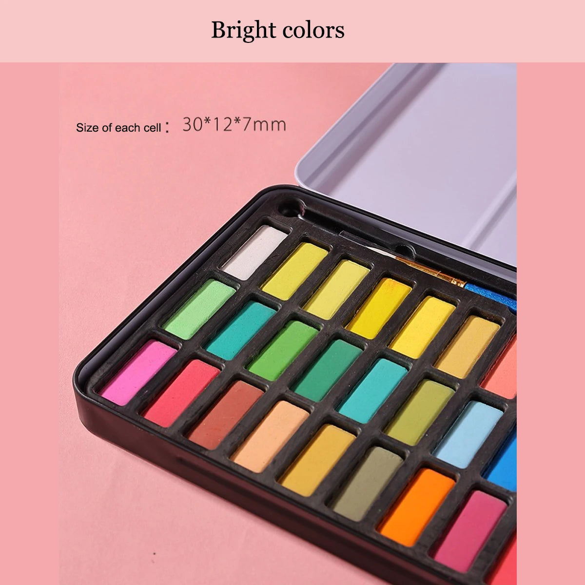 Portable Iron Box Solid Watercolor Paint Set for Art And Hand Drawing Portable Art Supplies    Home Decor Supply | Online Retail | ShoreShopper.com