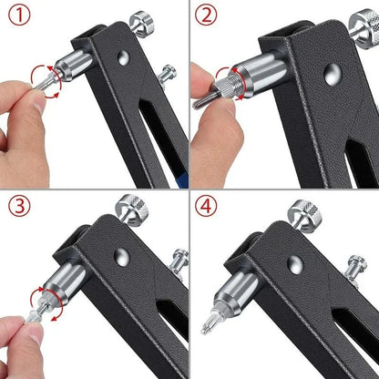 86pcs Heavy Duty Blind Rivet Nut Kit Set Riveter Tool Rivet Nut Gun Thread Hand Riveter Rivet Gun Threaded Insert Tool    Home Decor Supply | Online Retail | ShoreShopper.com