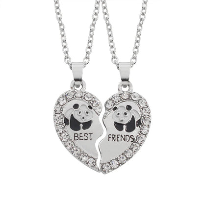 New Best Friends Necklace For Women Girls Broken Heart Puzzle Musical Note Pendant Necklaces BFF Friendship Forever Jewelry Gift    Home Decor Supply | Online Retail | ShoreShopper.com