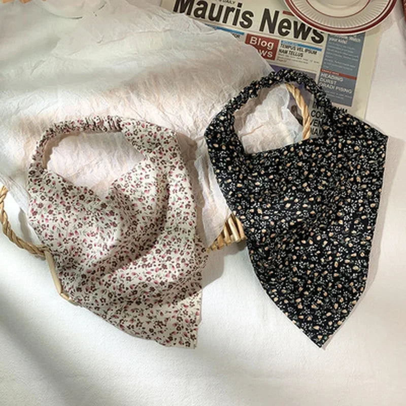 Floral Kerchief Headwear Wrist Head Wrap Scarf Triangular Headscarf Accessories Hair Band Fashion Women Hats Creative Gifts    Your Coastal Marketplace | Shoreshopper.com