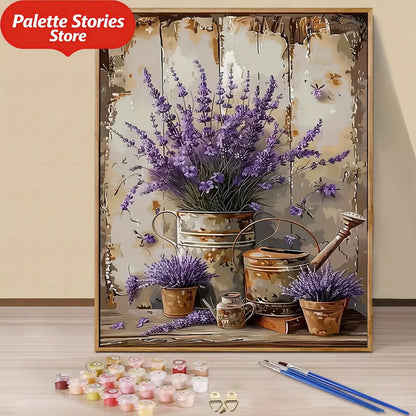 1pc Paint By Number Kits for Adults, 40x50cm/ 16x20inch, DIY Lavender Easy Oil Acrylic Painting By Numbers Kits Arts Crafts for    Home Decor Supply | Online Retail | ShoreShopper.com
