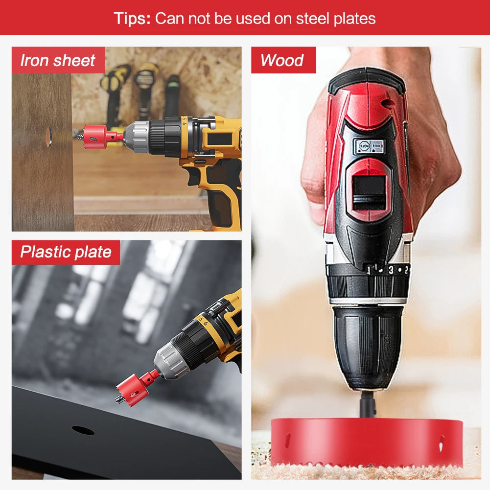 1pc 15-200mm M42 Bi-Metal Hole Saw HSS Drill Bit for Metal Iron Aluminum Stainless Plastic DIY Wood Cutter Tools    Home Decor Supply | Online Retail | ShoreShopper.com