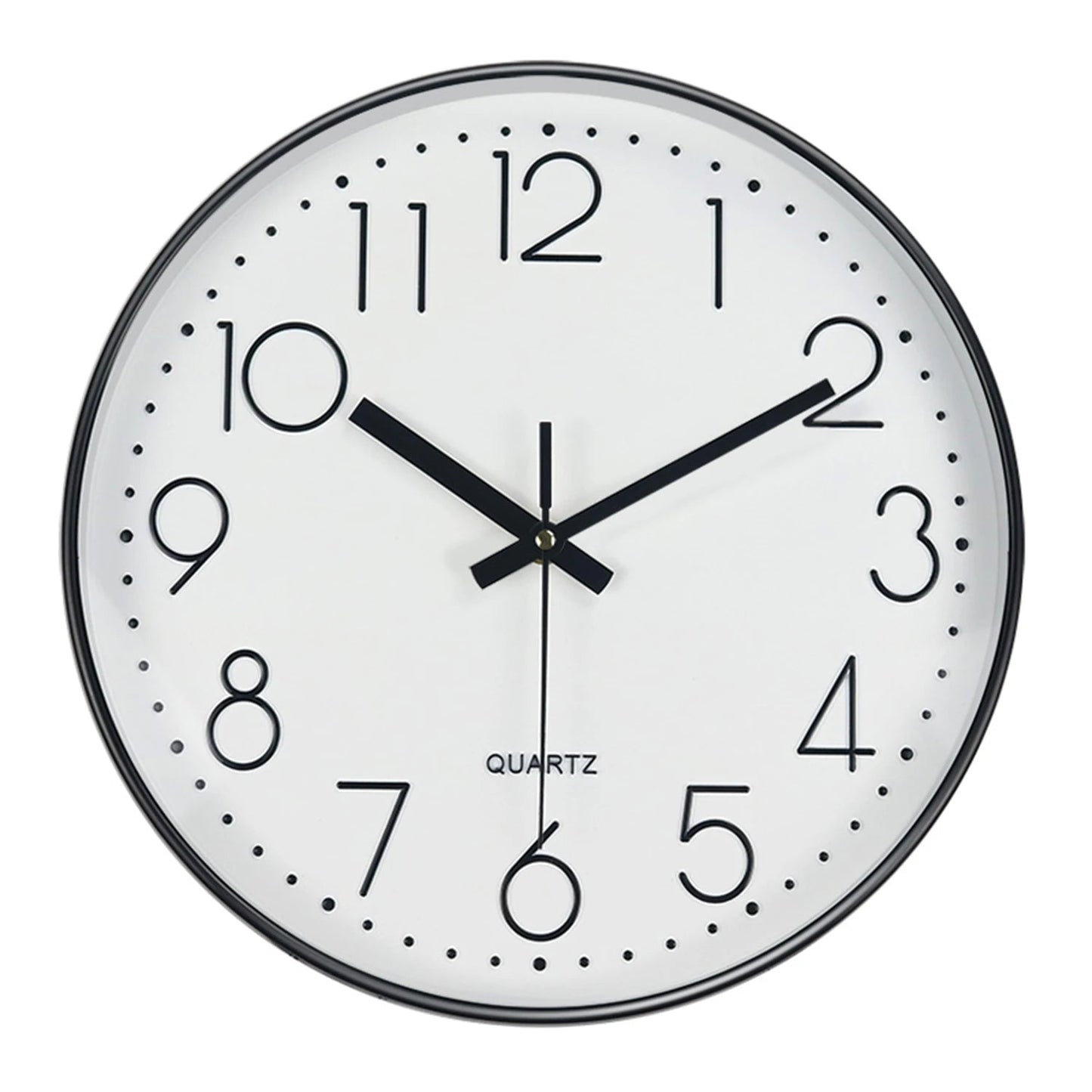 Minimalist Quartz Wall Clock Cubic Digital Clock Modern Style Silent Non Ticking Living Room Bedroom Office Clock 8/10/12 Inch    Home Decor Supply | Online Retail | ShoreShopper.com