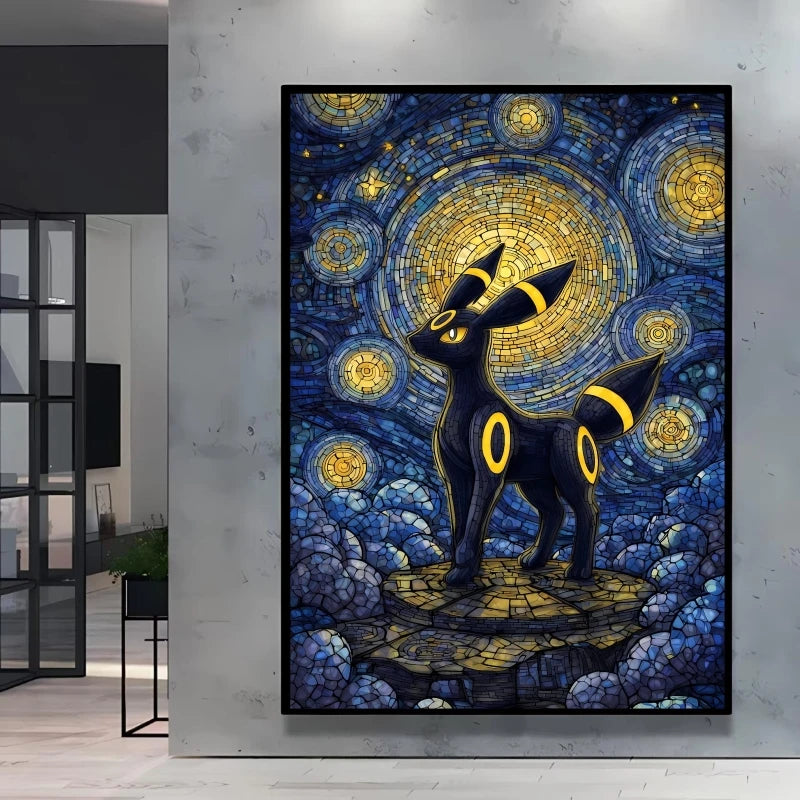 Van Gogh Style Pokemon Pikachu Wall Decoration Multiple Characters Are Available Creating A Unique Artistic Space for Your Home    Home Decor Supply | Online Retail | ShoreShopper.com
