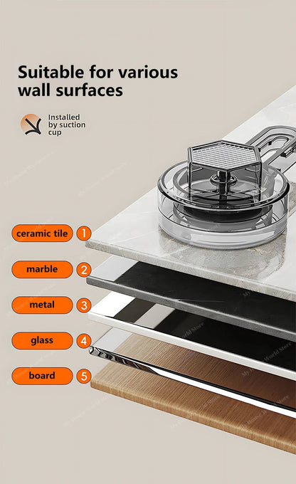Shower Suction Cup Shelf Storage Shelf Home Organizer Shelf Holder Bathroom Organizer Suction Cup Wall Mounted Storage Rack    Home Decor Supply | Online Retail | ShoreShopper.com