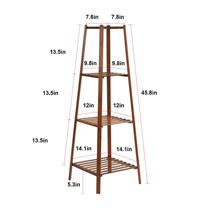 Tiered Bamboo Plant Pot Holder Tall Plant Display Shelf Flower Stand Indoor    Home Decor Supply | Online Retail | ShoreShopper.com