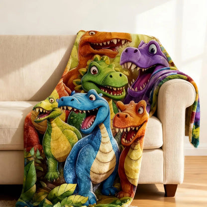 Dinosaur Throw Blanket 200x150cm Flannel Soft Warm Cozy Fuzzy Plush Blanket Couch Bed Decortion Kids Adults Christmas Gift    Your Coastal Marketplace | Shoreshopper.com