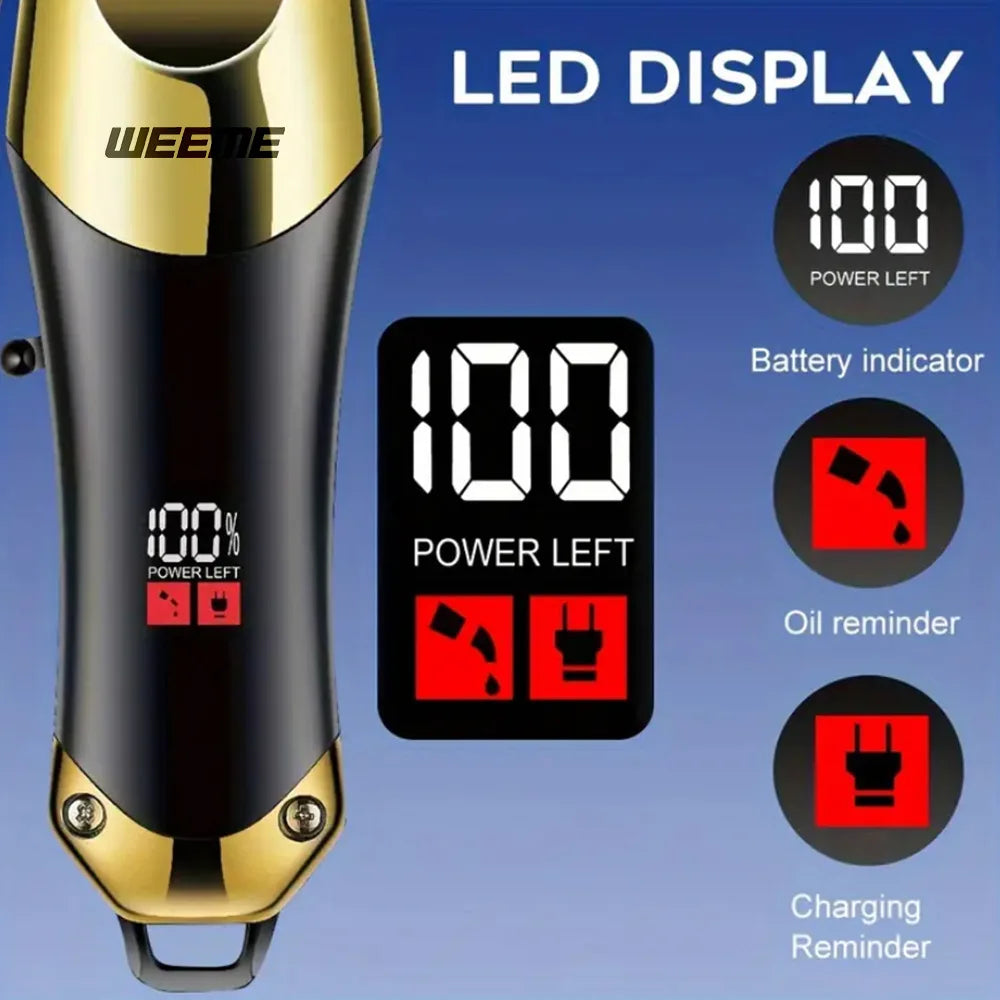 Adjustable Hair Trimmer T9 Vintage Hair Clipper Electric Beard Trimmer Hair Length Adjustable Haircut Machine Kit Boyfriend Gift - ShoreCo.Shop