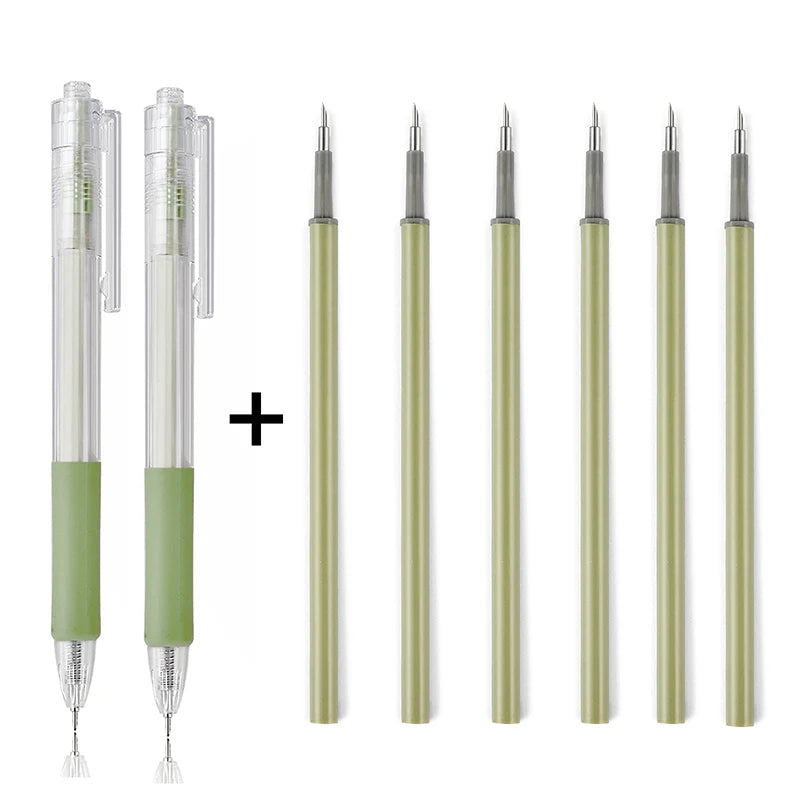 1/8pcs Art Utility Knife Pen Knife Pen Refill Set Paper Cutting Tool Precision Scrapbooking Sticker Cutter DIY Craft Supplies    Home Decor Supply | Online Retail | ShoreShopper.com