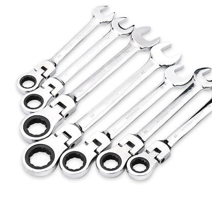Ratchet Wrench of Keys Spanner Set Hand Tool 72-Tooth Ratcheting Flexible Head Mirror Finish 6mm-27mm Auto and Home Repair 1 pcs    Home Decor Supply | Online Retail | ShoreShopper.com