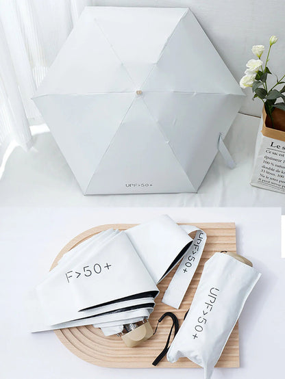 Outdoor Mini Sun Umbrella UV Protection Ultralight Folding Five-fold Umbrella Sunshade Umbrella    Your Coastal Marketplace | Shoreshopper.com