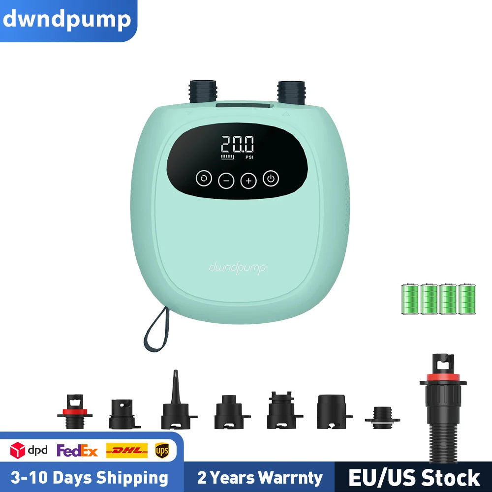 dwndpump Electric 20PSI SUP Pump 38.48Wh Battery Paddle Board Inflation Deflation for Kayak Boat Surfing Board Stand Up Paddle    Home Decor Supply | Online Retail | ShoreShopper.com