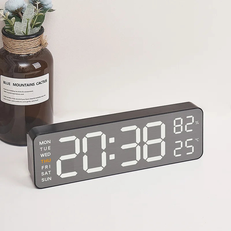 Mirror Brushed Finish Wall Clock Premium Modern Home Wall Clock    Home Decor Supply | Online Retail | ShoreShopper.com