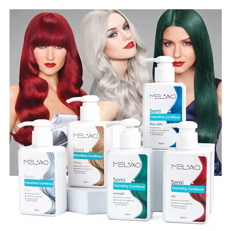 MELAO Hair Dye - Semi Permanent Hair Color Depositing Conditioner, Cruelty-free - ShoreCo.Shop