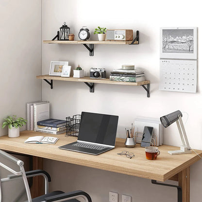 Floating Shelves for Wall,Bookshelves，Wall Mounted Wood Shelf for Living Room, Bathroom, Bedroom, Kitchen, Home Decor    Home Decor Supply | Online Retail | ShoreShopper.com