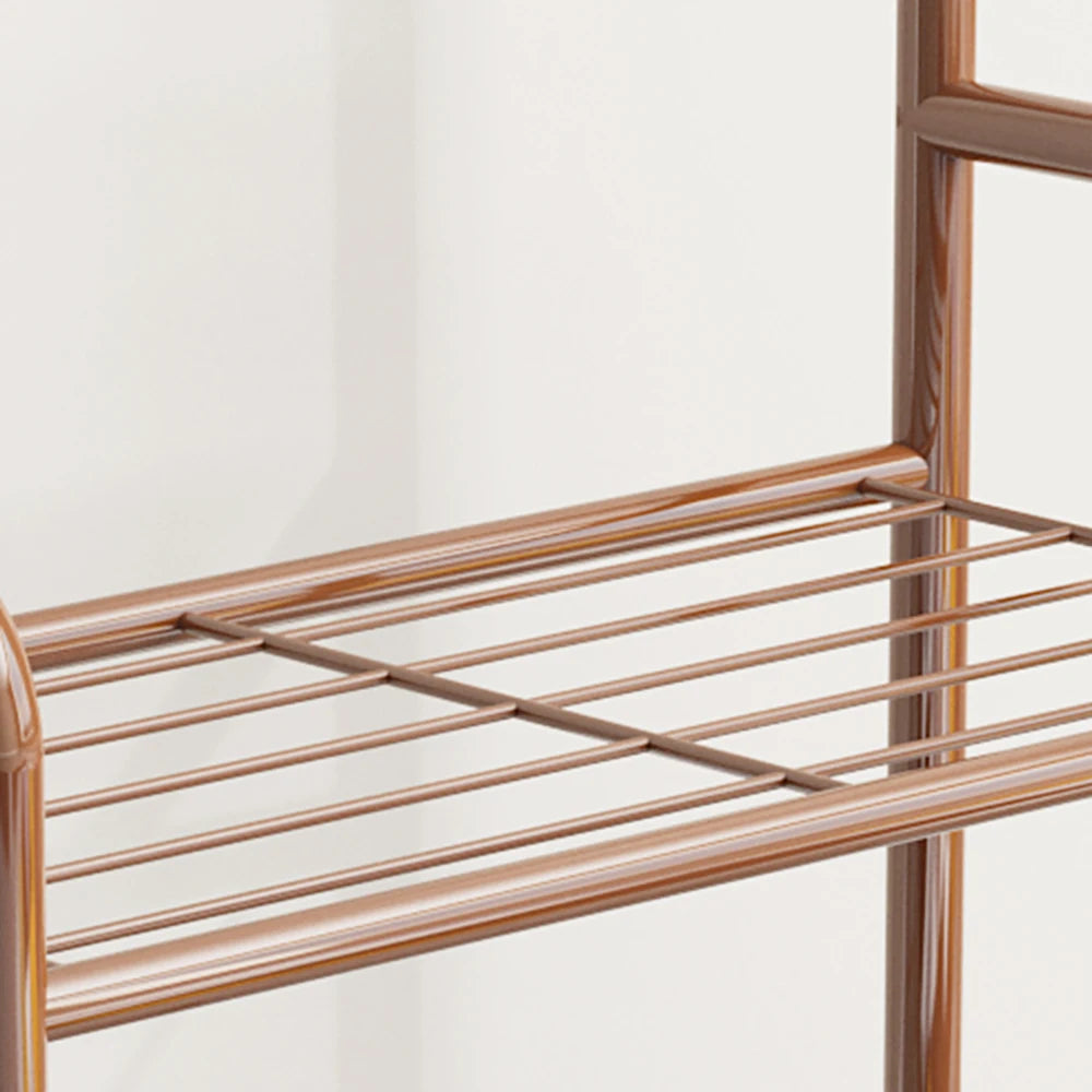 Independent Hanger Brown Metal Shoe Hanger 4 Hooks Clothes Rack Clothes Hangers Coat Hanger Stand Wardrobe Stand    Home Decor Supply | Online Retail | ShoreShopper.com