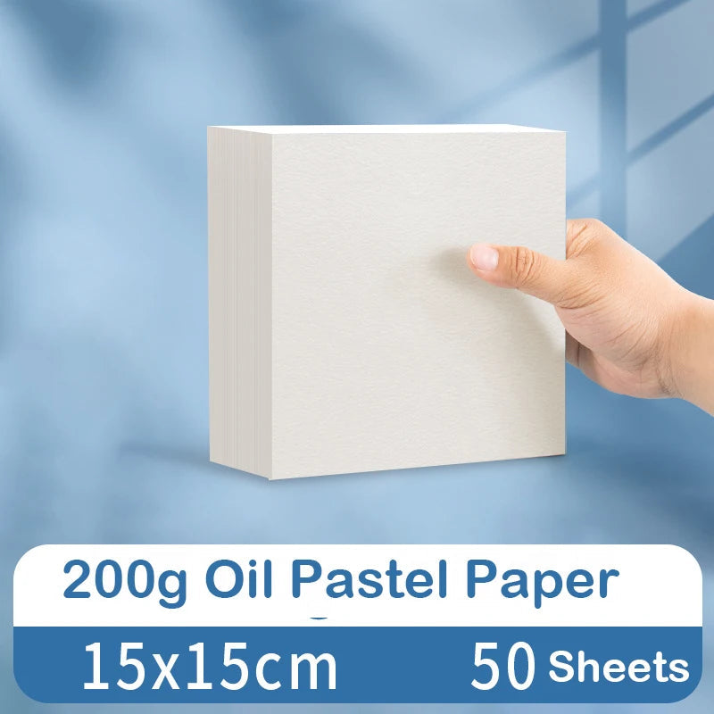 50 Sheets Art Supplies Oil Pastel Paper 200gsm Chalk Coloring Crayons Painting Books Acid Free Natural Colortones Drawing    Home Decor Supply | Online Retail | ShoreShopper.com
