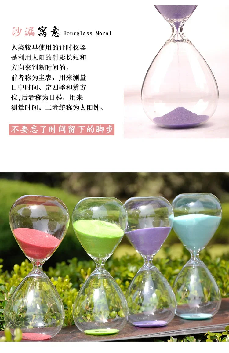 5/15/30/60 Mins Hour Glass Sand Watch Timer Sand Clock Household Items Hourglass Sand Timer Large Home Office Decor Shower    Home Decor Supply | Online Retail | ShoreShopper.com
