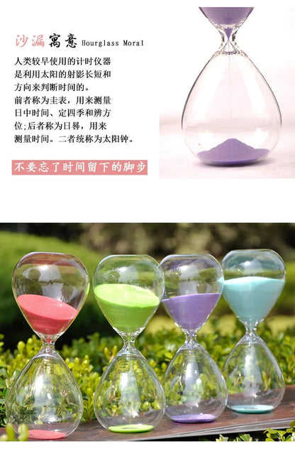 5/15/30/60 Mins Hour Glass Sand Watch Timer Sand Clock Household Items Hourglass Sand Timer Large Home Office Decor Shower    Home Decor Supply | Online Retail | ShoreShopper.com