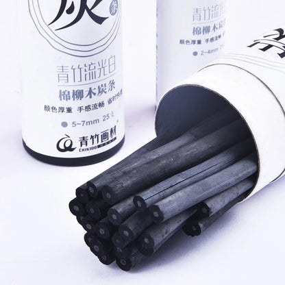 25Pcs Art Charcoal Sticks Charcoal Pencils Sketching Drawing Art Supplies For DIY Student Hobbyist Beginner Artist    Home Decor Supply | Online Retail | ShoreShopper.com