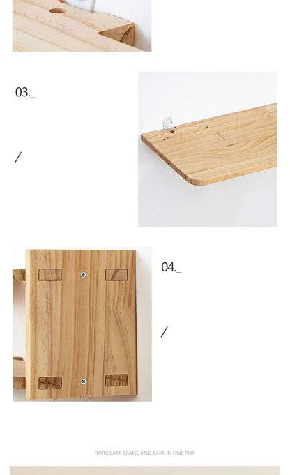 Floating Shelves for Wall Decor,Soild Wood Wall Mounted Shelf for Bathroom,Bedroom,Living Room Kitchen Storage&Decoration    Home Decor Supply | Online Retail | ShoreShopper.com