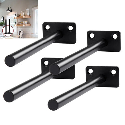 T Shape Concealed Shelf Brackets Floating  Wall Shelf Supports Screw Mounting Plate Multi sizes Metal Brackets    Home Decor Supply | Online Retail | ShoreShopper.com