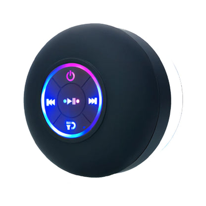 Portable Wireless Bluetooth Speaker LED Light IPX4 Waterproof Loudspeaker Outdoor Bathroom Large Suction Cup Stereo Sound Box - ShoreCo.Shop