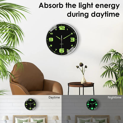 Glow In The Dark Luminous Numbered Round Clock    Home Decor Supply | Online Retail | ShoreShopper.com