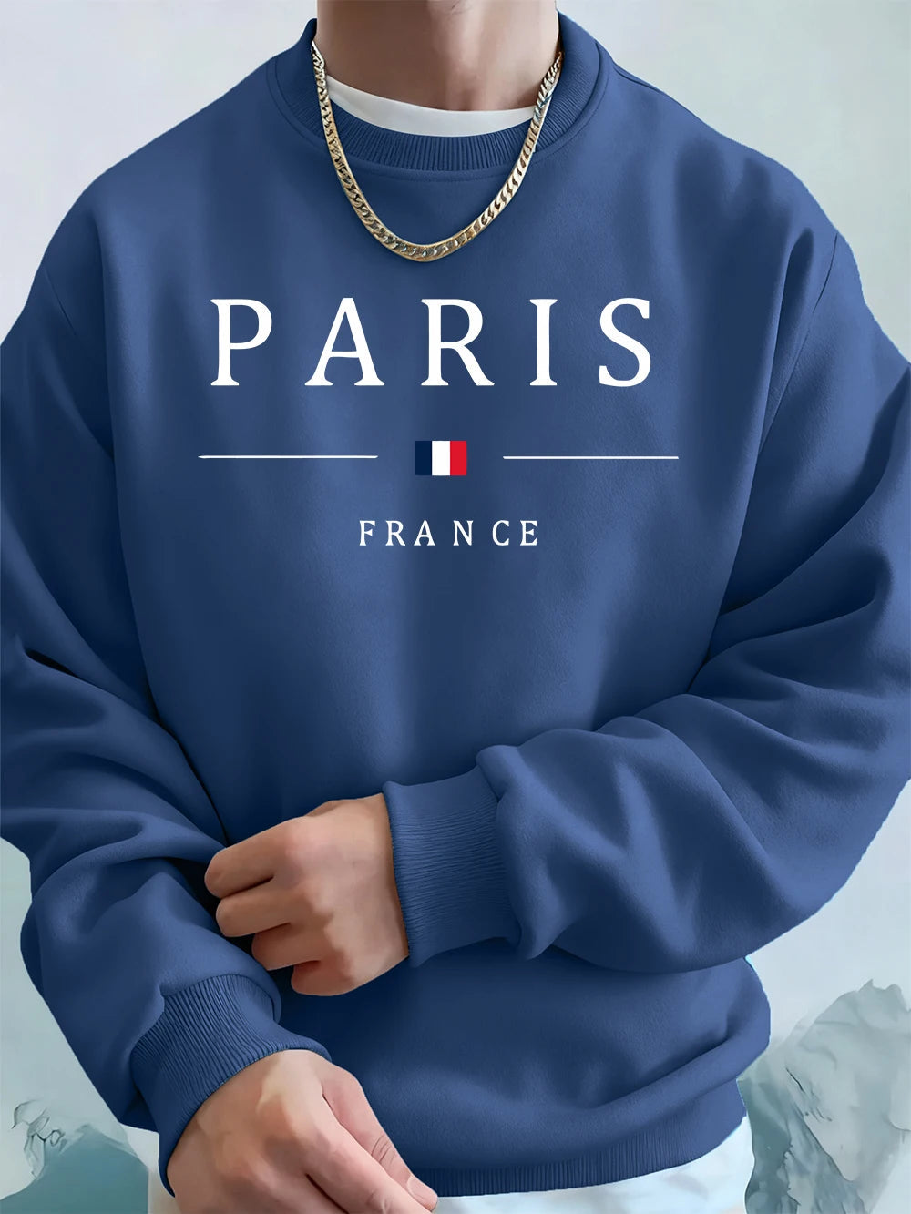 Paris France Flag Printing Men'S Hoodies Autumn Oversize Sweatshirt Hip Hop Crewneck Fleece Warm Streetwear Street Men Clothes    Home Decor Supply | Online Retail | ShoreShopper.com