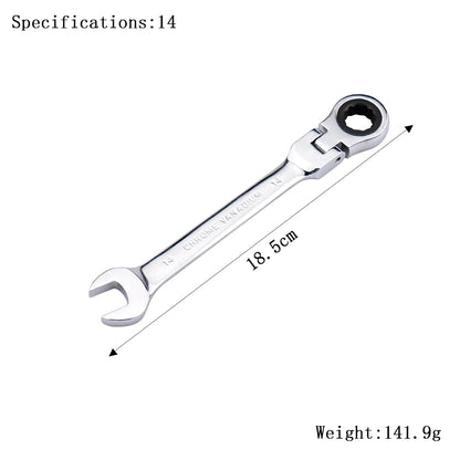 Ratchet Wrench of Keys Spanner Set Hand Tool 72-Tooth Ratcheting Flexible Head Mirror Finish 6mm-27mm Auto and Home Repair 1 pcs    Home Decor Supply | Online Retail | ShoreShopper.com