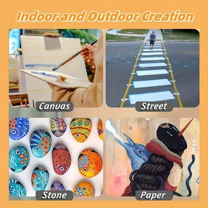 Acrylic Paint Professional Grade Painting Pigments Art Painting Waterproof Pigment Handicraft CreationIndoor Outdoor Creation    Home Decor Supply | Online Retail | ShoreShopper.com