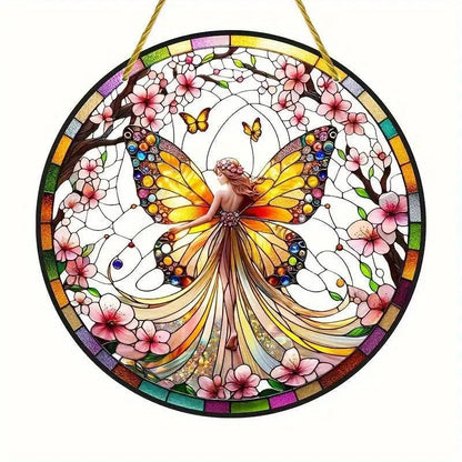 Enchanting Elf Fairy Acrylic Sun Catcher Window Door Display, Seasonal Summer Decor - for Home, Bar, for Daily Christmas Decor    Your Coastal Marketplace | Shoreshopper.com