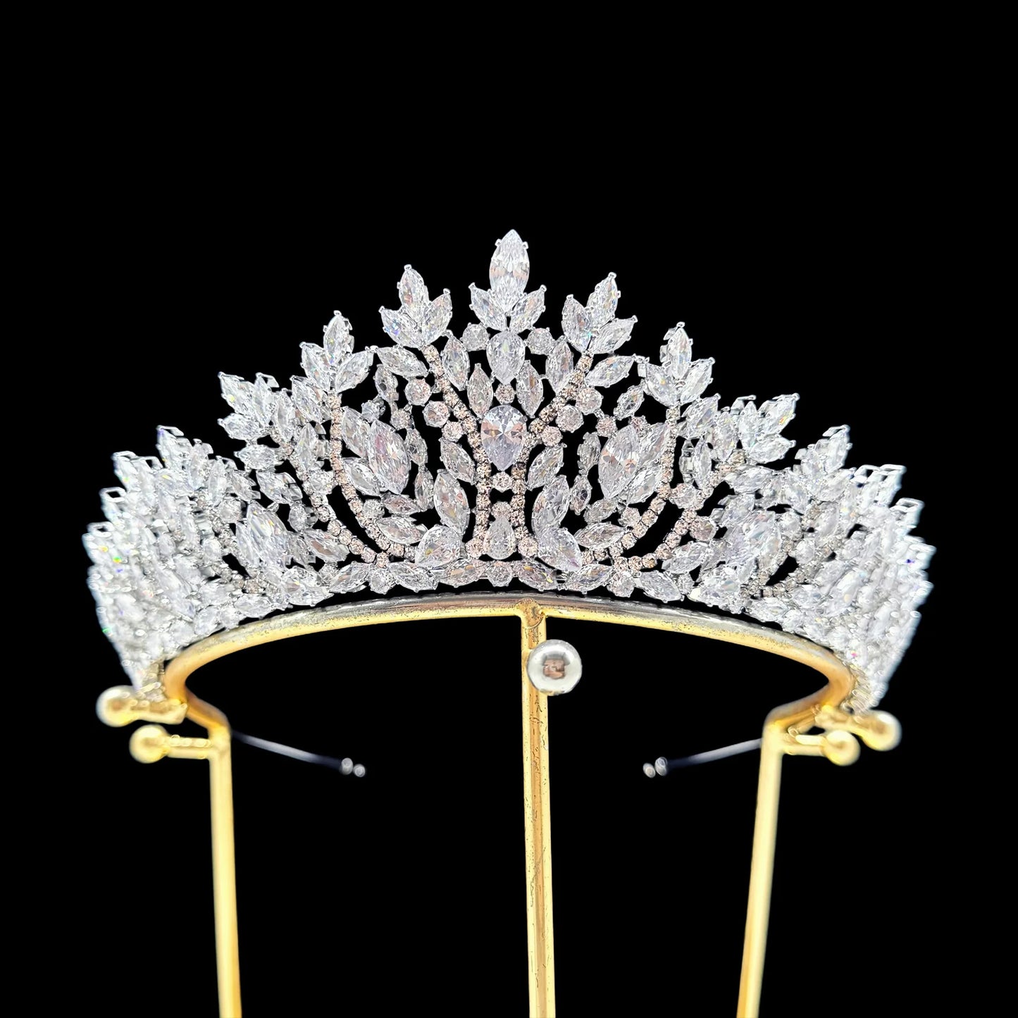 Wedding Hair Accessories Tiaras Crowns Crystal Zircon Headbands For Brides Women Party Prom Pageant Headpieces Bridal Jewelry - ShoreCo.Shop