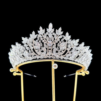 Wedding Hair Accessories Tiaras Crowns Crystal Zircon Headbands For Brides Women Party Prom Pageant Headpieces Bridal Jewelry - ShoreCo.Shop
