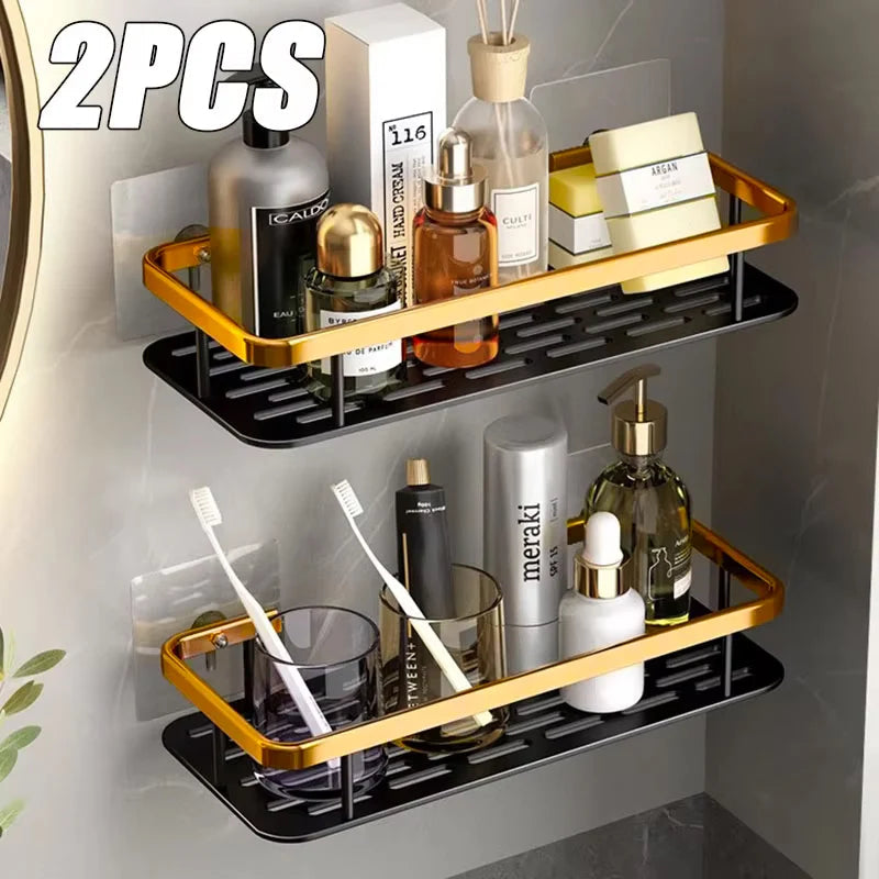 Bathroom Shelves Wall Mounted Non perforated Bathroom Shelf Shower  Storage Shelf  Kitchen Organizer  Bathroom Corner Shelf    Home Decor Supply | Online Retail | ShoreShopper.com