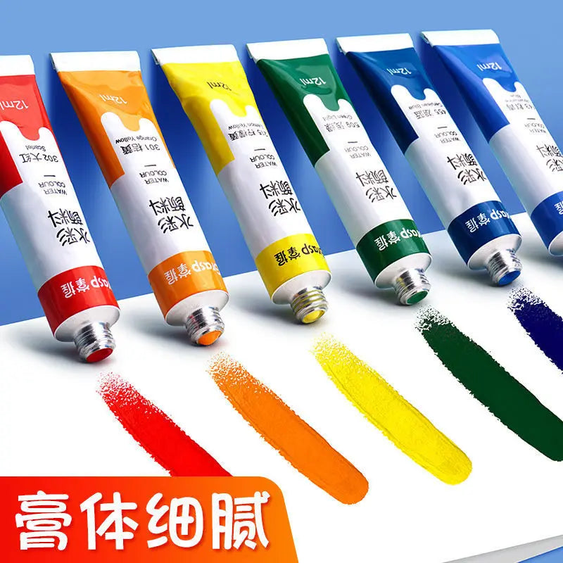 Watercolor Paint Set Art Painting Tools for Students Painting Beginners 12 Colors Washable 24 Colors    Home Decor Supply | Online Retail | ShoreShopper.com