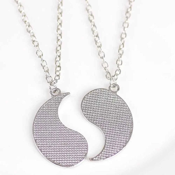 Style For Best Friends Women Fashion Jewelry Lovers Men Couple Necklace Yin Yang Necklace Clavicle chain Gossip Dragon Pendant