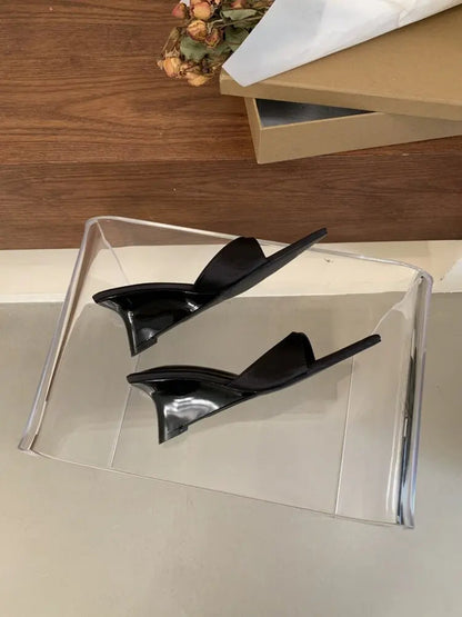 Women's Slippers Fashion 2026 Summer Elegant High Heels Outdoor Banquet Wedge Heel Pointed Toe Girls Women's Shoes 2018    Your Coastal Marketplace | Shoreshopper.com