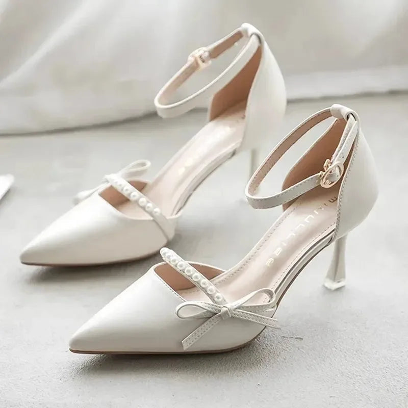2026 New Women Shoes Fashion Pointed Tip High Heeled Sandals for Woman Elegant French Casual Shoe Designer Shoes Sandalias Mujer    Your Coastal Marketplace | Shoreshopper.com