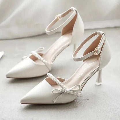 2026 New Women Shoes Fashion Pointed Tip High Heeled Sandals for Woman Elegant French Casual Shoe Designer Shoes Sandalias Mujer    Your Coastal Marketplace | Shoreshopper.com