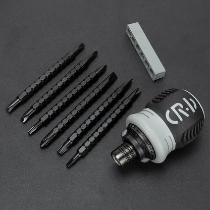 Mini Ratchet Precision Screwdriver Magnetic 13 In 1 Telescopic Labor-Saving Hand Tool Phillips Slotted Dual-purpose Head    Home Decor Supply | Online Retail | ShoreShopper.com