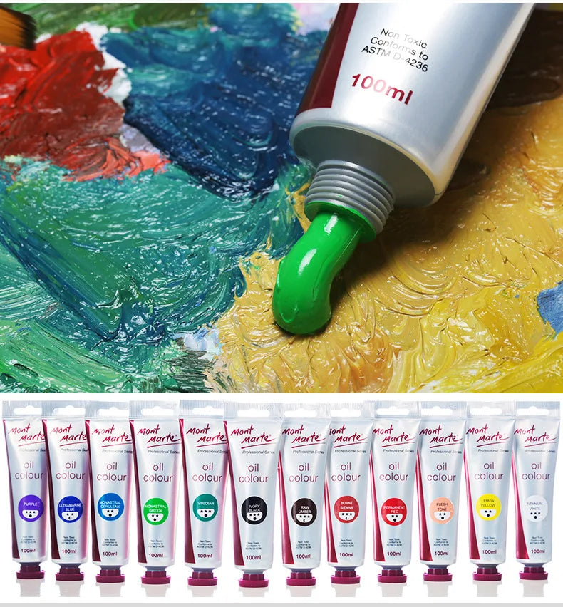 100ml Oil Paint 45 Colors Student Art Creation Special Waterproof Quick-drying Large Sticks Of Pigment School Painting Supplies    Home Decor Supply | Online Retail | ShoreShopper.com