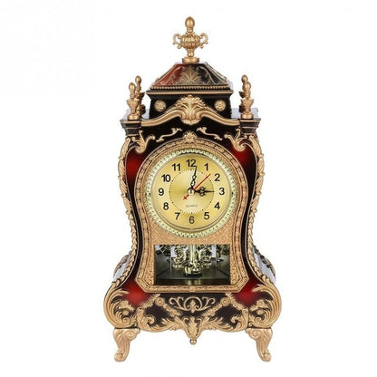 Desk Alarm Clock Vintage Clock Classical Royalty Sitting Room Desk Imperial Furnishing Creative Sit Pendulum Clock    Home Decor Supply | Online Retail | ShoreShopper.com