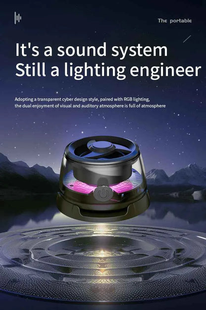 2025 New speakers home Rhythmic lighting Top shell vibration Plastic Material M8 LZ-B8 For Sooyn Portable Audio speaker gaming
