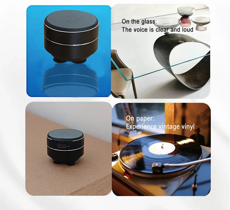 Bone Conduction Speaker Vibration Stereo Audio Digital TWS Wireless Smallest Speakers Dropshipping Mini Portable Metal Speaker    Home Decor Supply | Online Retail | ShoreShopper.com
