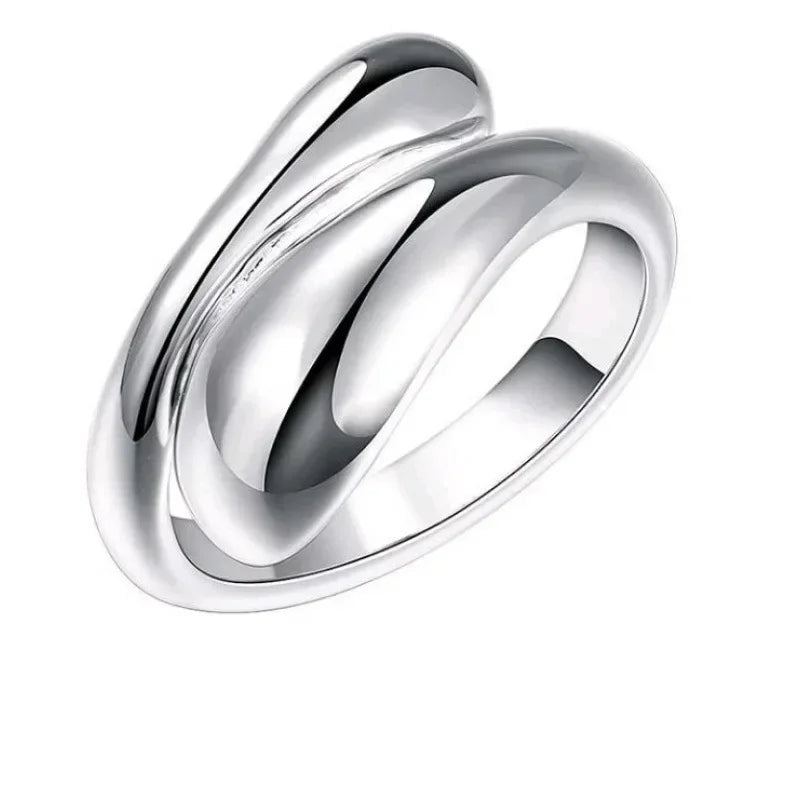 4PC Simple Ring Necklace Bracelet Earrings Four-piece Set Suitable for Engagement Jewelry Fashion Teardrop Jewelry Set for Women    Home Decor Supply | Online Retail | ShoreShopper.com