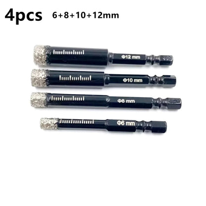 5-16mm Hexagonal Shank Brazed Dry Ceramic Tile Drill Bit Marble Granite Vitrified Tile Hole Opener Diamond Drill Bit Hole Saw    Home Decor Supply | Online Retail | ShoreShopper.com