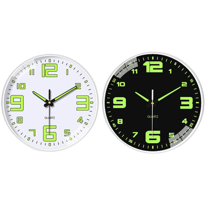 Glow In The Dark Luminous Numbered Round Clock    Home Decor Supply | Online Retail | ShoreShopper.com