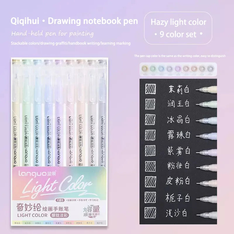 Languo 27-207 Colors Of One Set Drawing Handbook Pens Student DIY Graffiti Multi-Color Gel Pen Writing Marker Stationery    Home Decor Supply | Online Retail | ShoreShopper.com